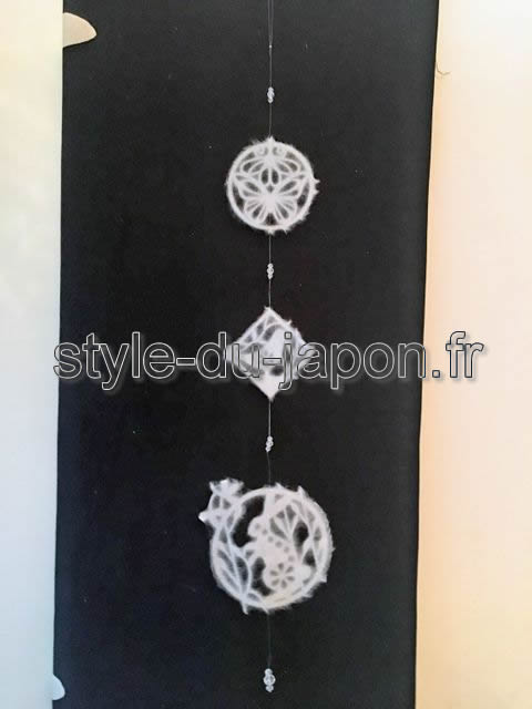 mobile suspendu washi style du japon fr